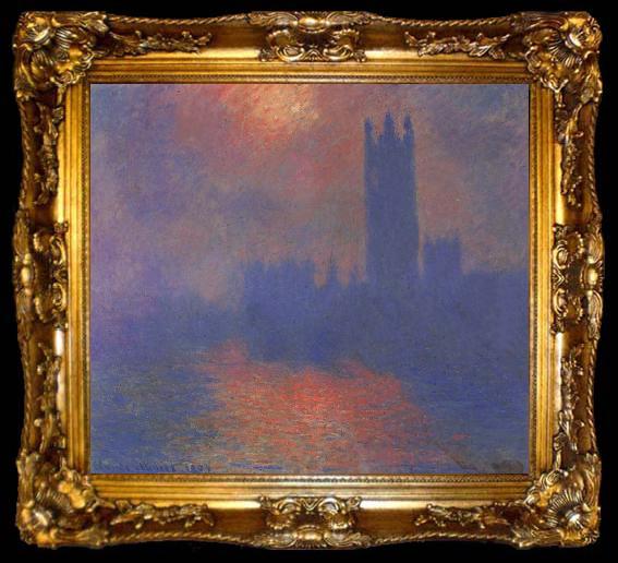 framed  Claude Monet London,Parliament, ta009-2